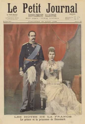Gäste Frankreichs: Der Prinz und die Prinzessin von Dänemark